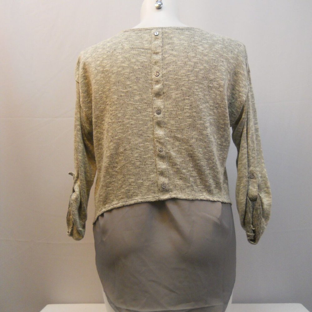 Style & Co. Ladies Perfume-Print Button-Back Top … - image 4